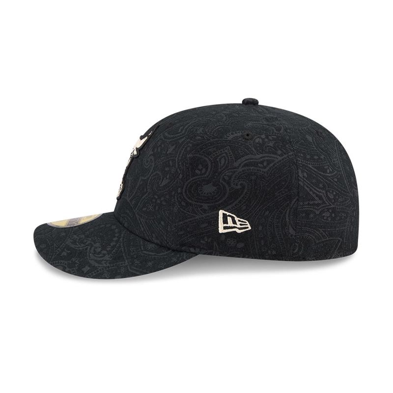 GORRA 59FIFTY NBA CHICAGO BULLS BRUSHED COTTON NEGRO - 4