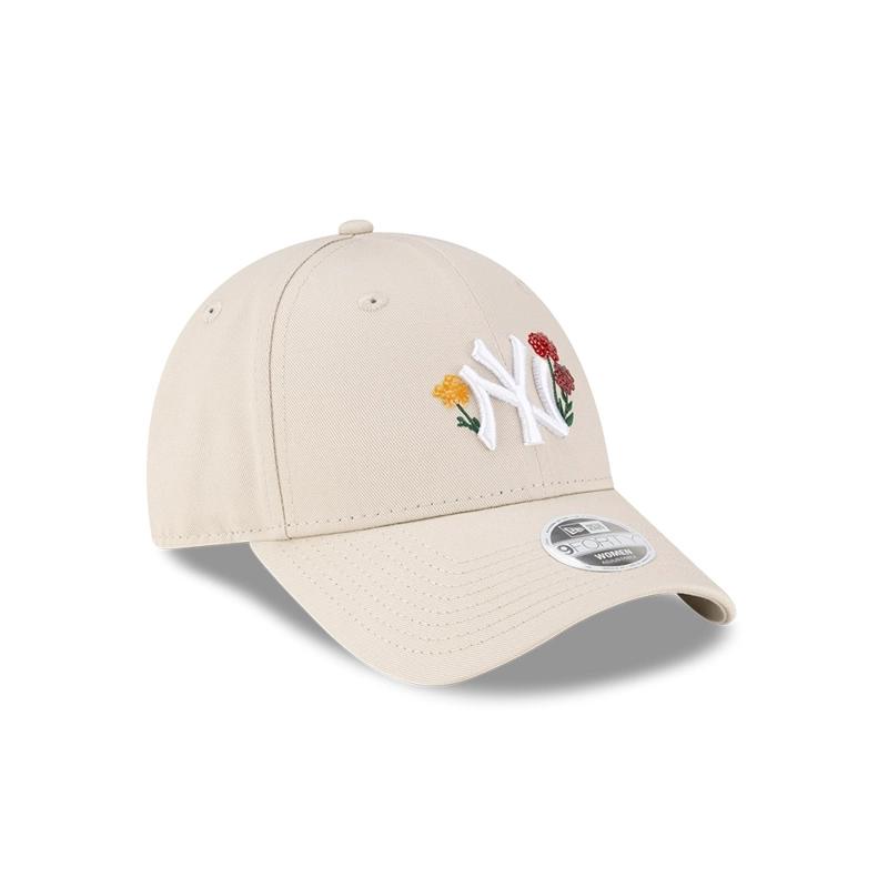 GORRA 9FORTY MLB NEW YORK YANKEES FLORAL ICON BEIGE - 2