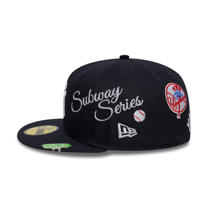 GORRA 59FIFTY MLB NY YANKEES SUBWAY SERIES AZUL M. - 4