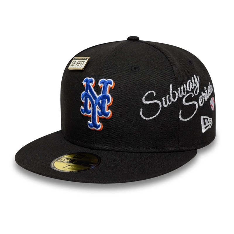 GORRA 59FIFTY MLB NEW YORK METS SUBWAY SERIES NEGRO - 1