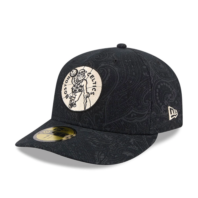 GORRA 59FIFTY NBA BOSTON CELTICS BRUSHED COTTON NEGRO - 1