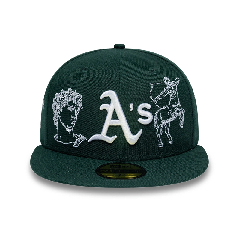 GORRA 59FIFTY MLB OAKLAND ATHLETICS MYTHICAL PACK VERDE - 2