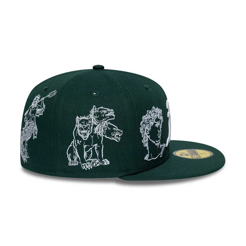 GORRA 59FIFTY MLB OAKLAND ATHLETICS MYTHICAL PACK VERDE - 5