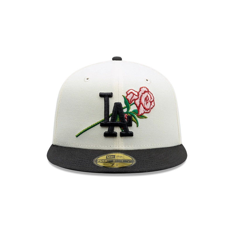 GORRA 59FIFTY MLB LOS ANGELES DODGERS MLB PINK ROSE BLANCO - 2