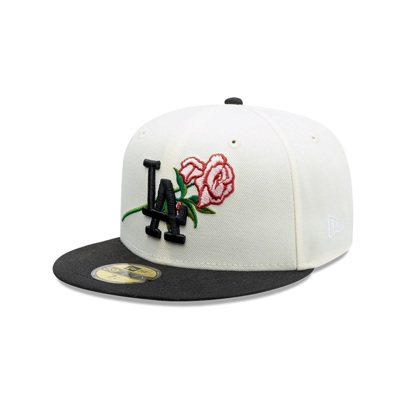 GORRA 59FIFTY MLB LOS ANGELES DODGERS MLB PINK ROSE BLANCO - 3