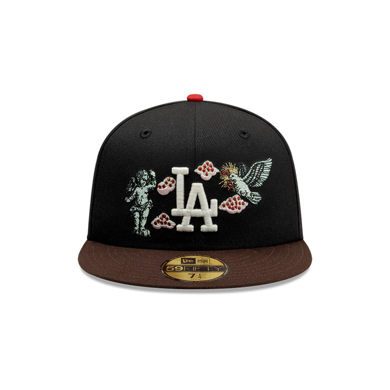 GORRA 59FIFTY MLB LOS ANGELES DODGERS DIVINE SYMBOLS NEGRO - 2