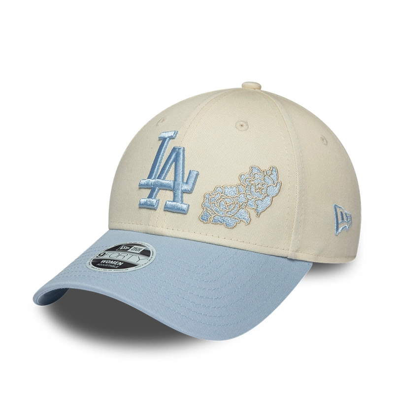 GORRA 9FORTY MLB LOS ANGELES DODGERS FLORAL PACK BEIGE - 1
