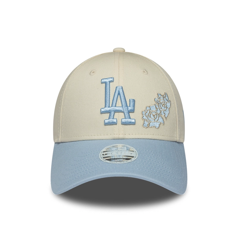 GORRA 9FORTY MLB LOS ANGELES DODGERS FLORAL PACK BEIGE - 2