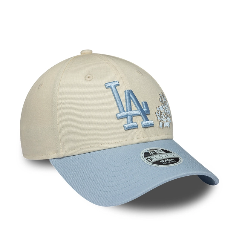 GORRA 9FORTY MLB LOS ANGELES DODGERS FLORAL PACK BEIGE - 3