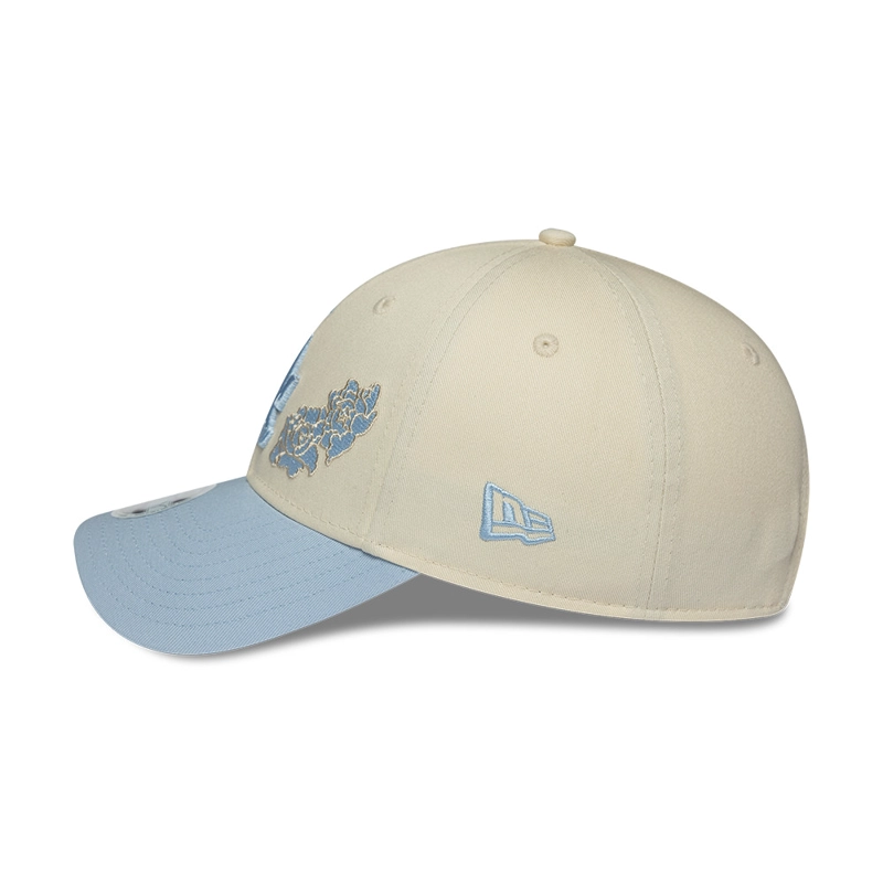 GORRA 9FORTY MLB LOS ANGELES DODGERS FLORAL PACK BEIGE - 4