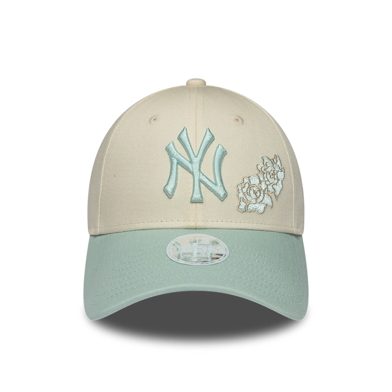 GORRA 9FORTY MLB NEW YORK YANKEES FLORAL PACK BEIGE - 2