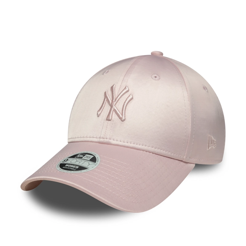 GORRA 9FORTY MLB NEW YORK YANKEES SATIN ROSA PASTEL - 1