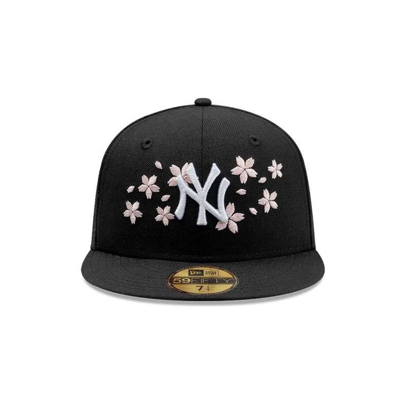 GORRA 59FIFTY MLB NEW YORK YANKEES CHERRY BLOSSOM NEGRO - 2