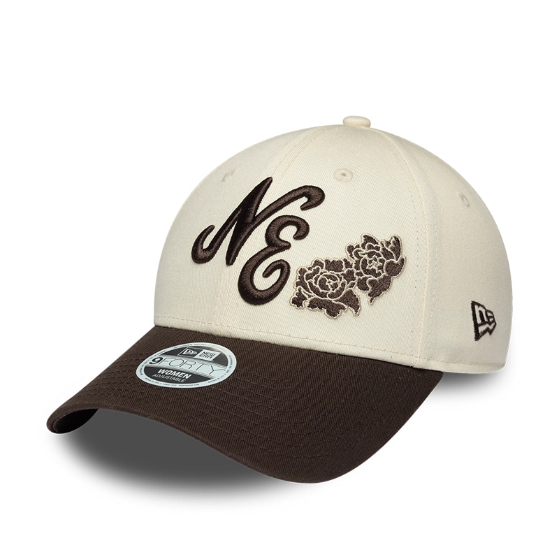 GORRA 9FORTY MLB NEW YORK YANKEES FLORAL PACK BEIGE - 1