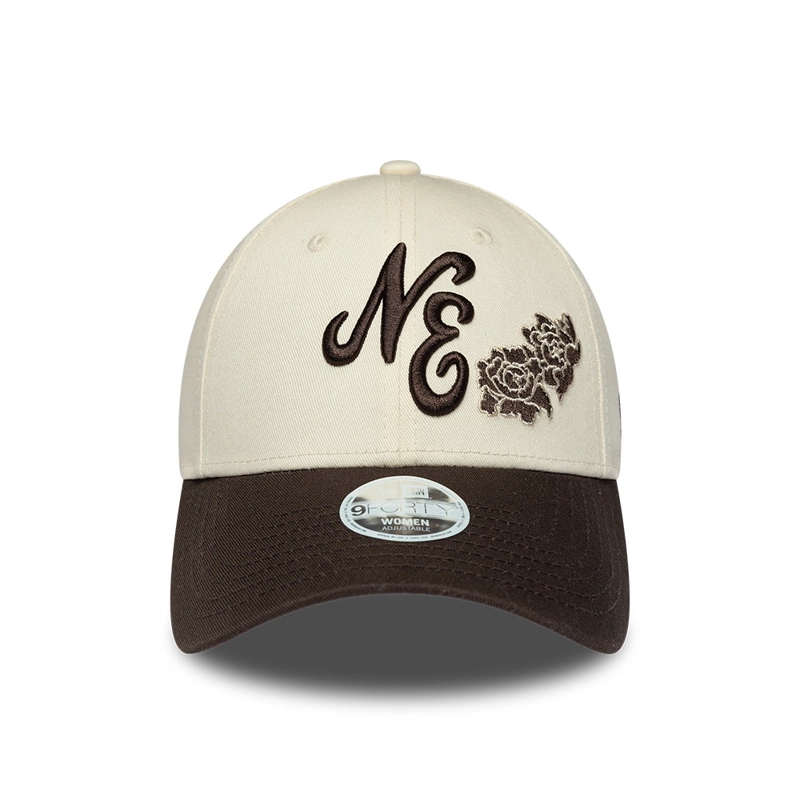 GORRA 9FORTY MLB NEW YORK YANKEES FLORAL PACK BEIGE - 2