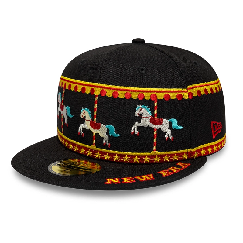 GORRA 59FIFTY CARRUSEL ENTRETENIMIENTO NEGRO - 1