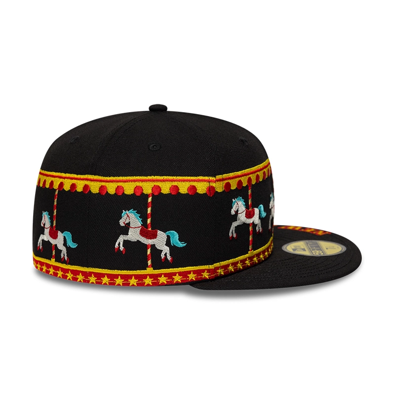 GORRA 59FIFTY CARRUSEL ENTRETENIMIENTO NEGRO - 7