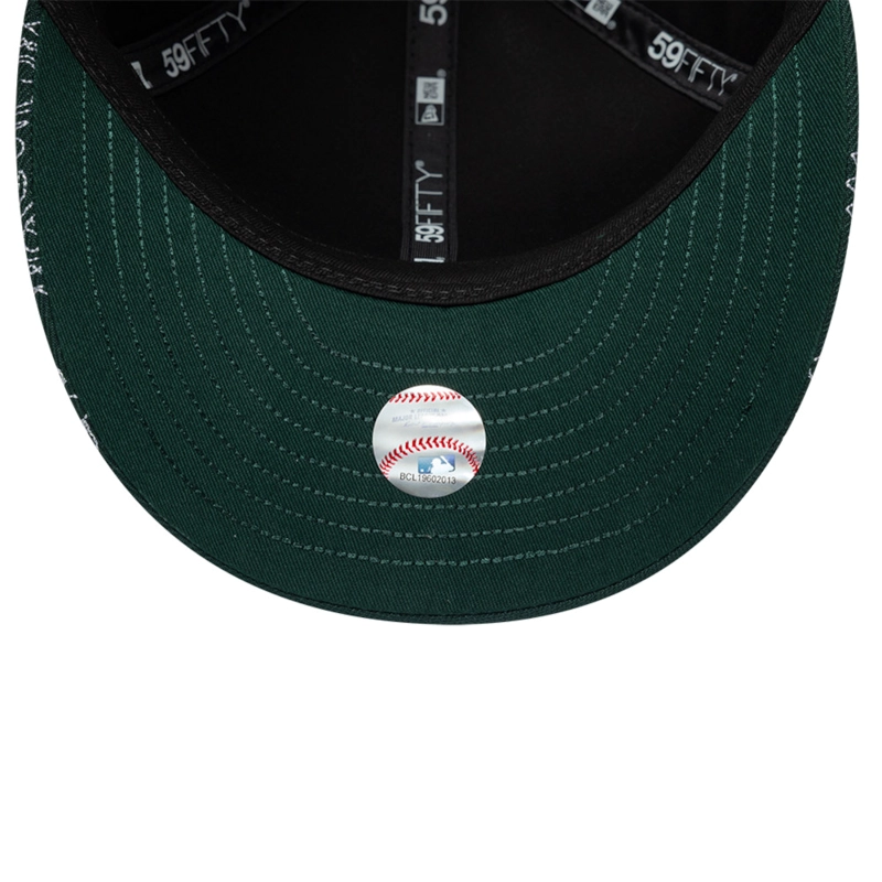 GORRA 59FIFTY MLB OAKLAND ATHLETICS PAISLEY PACK VERDE - 7
