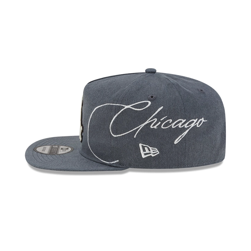 GORRA 19TWENTY MLB CHI WHITE SOX SCRIPT WASH GRIS OSCURO - 4