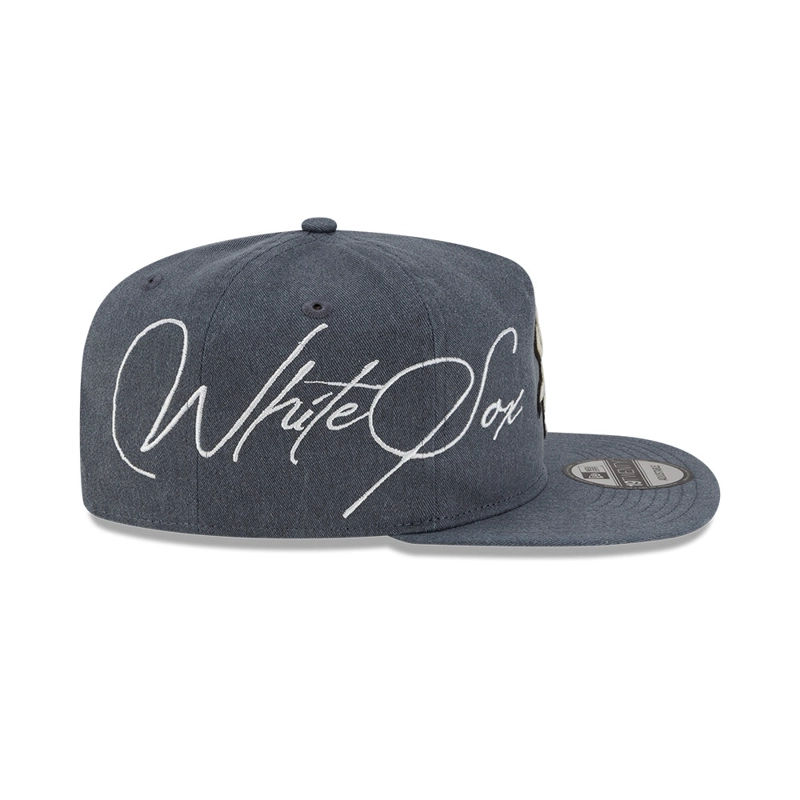GORRA 19TWENTY MLB CHI WHITE SOX SCRIPT WASH GRIS OSCURO - 5