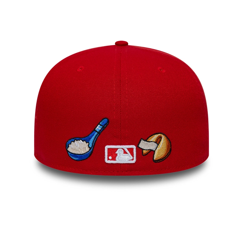 GORRA 59FIFTY MLB NEW YORK YANKEES FOOD GRAPHIC ROJO - 6