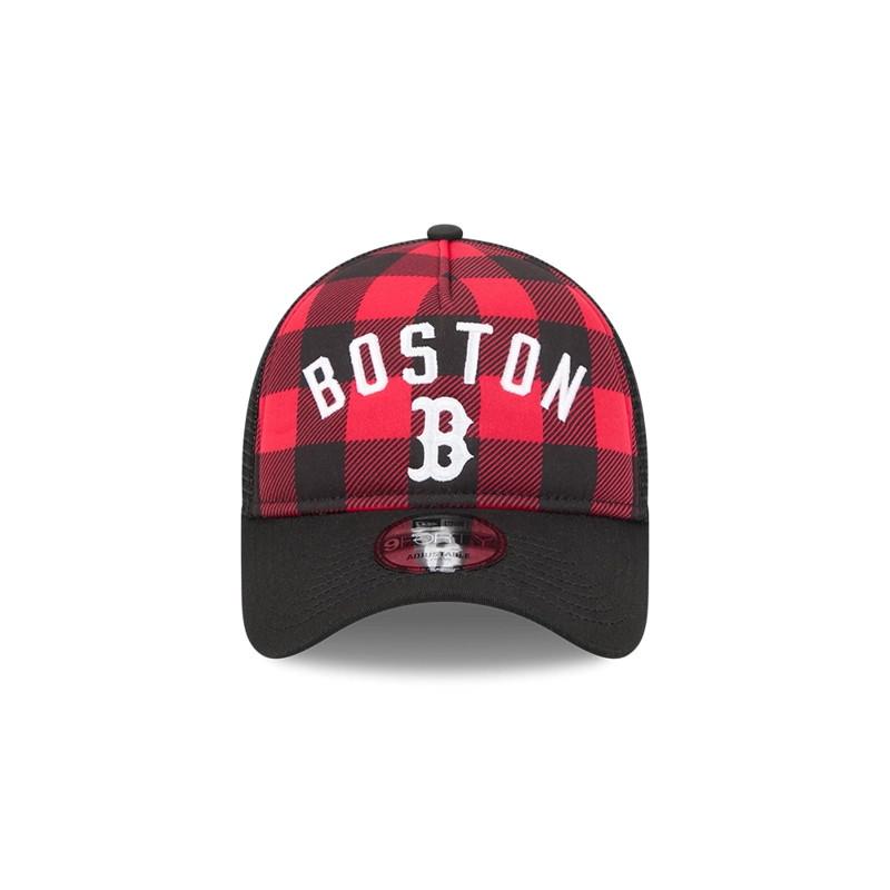 GORRA NEW ERA 9FORTY BOSTON RED SOX NOVELTY CHECK NEGRO - 2