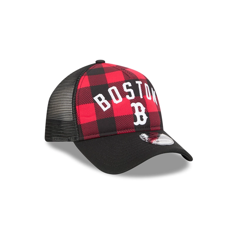 GORRA NEW ERA 9FORTY BOSTON RED SOX NOVELTY CHECK NEGRO - 3
