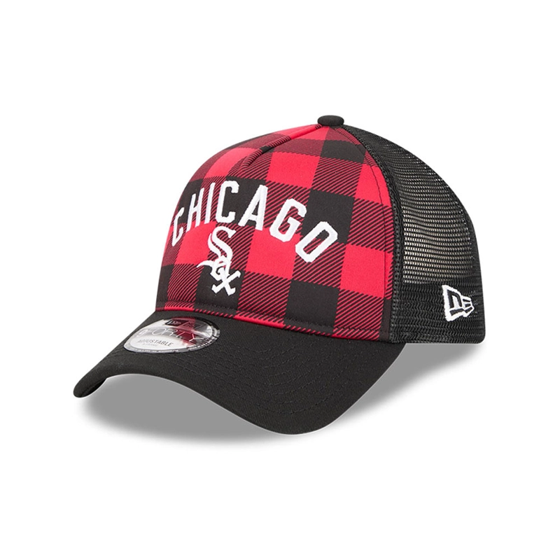 GORRA NEW ERA 9FORTY CHICAGO WHITE SOX NOVELTY CHECK NEGRO - 1