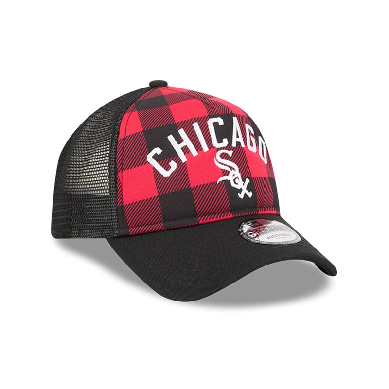 GORRA NEW ERA 9FORTY CHICAGO WHITE SOX NOVELTY CHECK NEGRO - 3