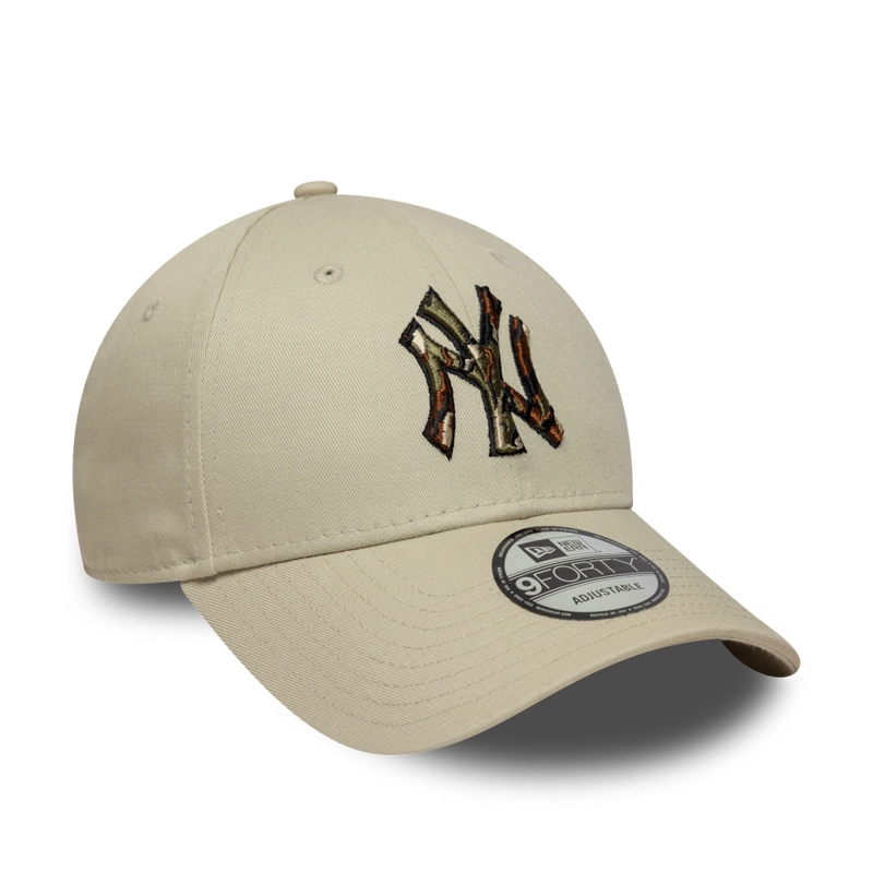 GORRA 9FORTY MLB NEW YORK YANKEES CAMO INFILL BEIGE - 2
