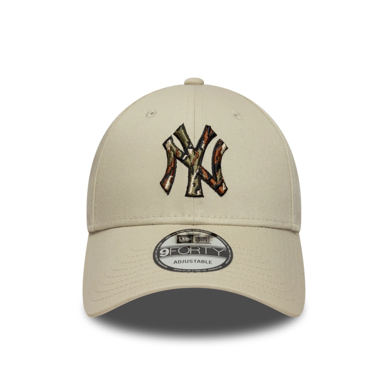 GORRA 9FORTY MLB NEW YORK YANKEES CAMO INFILL BEIGE - 3