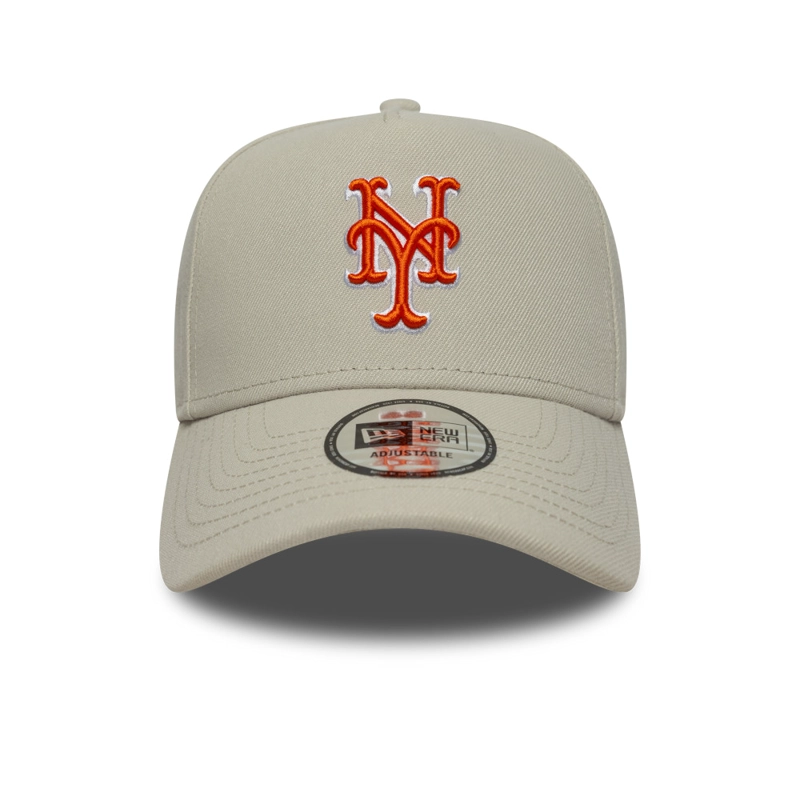 GORRA 9FORTY MLB NEW YORK METS OUTLINE SCRIPT BEIGE - 2