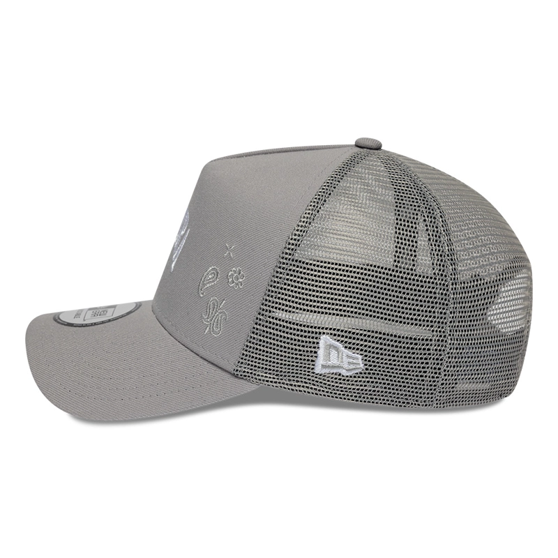 GORRA 9FORTY JAPAN PAISLEY EMBROIDERY GRIS - 4
