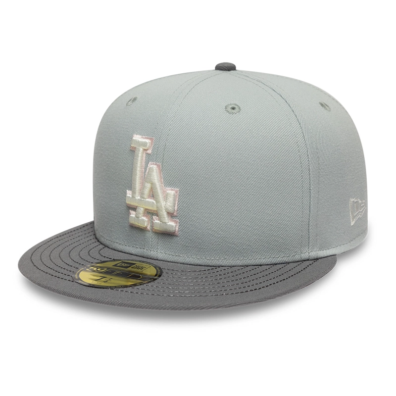 GORRA 59FIFTY MLB LOS ANGELES DODGERS SAKURANAGASHI GRIS - 2