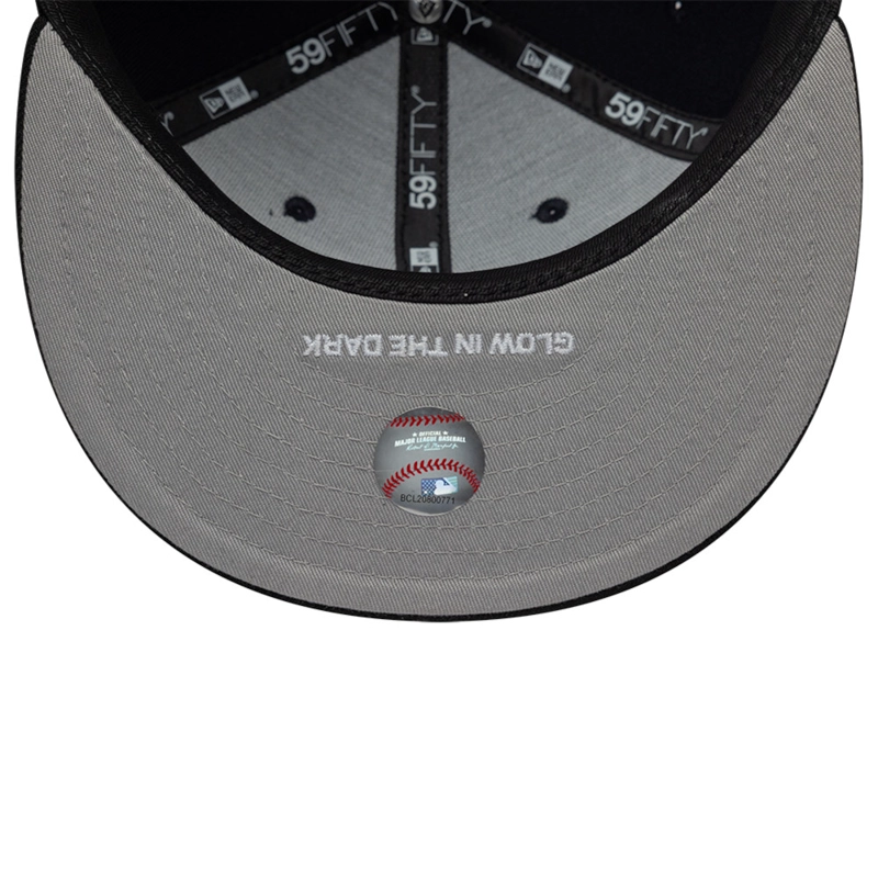 GORRA 59FIFTY MLB LOS ANGELES DODGERS GLOW IN THE DARK AZUL - 7