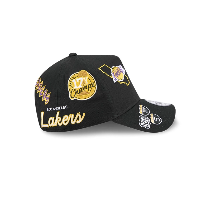 GORRA 9FORTY NBA LOS ANGELES LAKERS NBA REPEAT NEGRO - 4