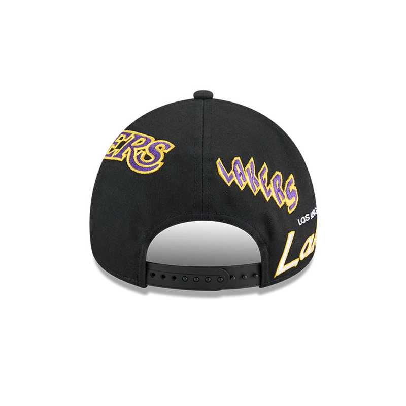 GORRA 9FORTY NBA LOS ANGELES LAKERS NBA REPEAT NEGRO - 5