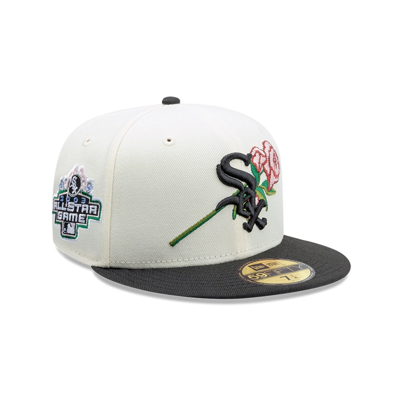 GORRA 59FIFTY MLB CHICAGO WHITE SOX MLB PINK ROSE BLANCO - 1