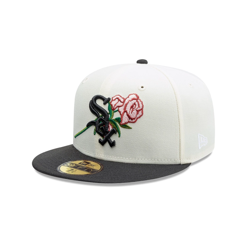 GORRA 59FIFTY MLB CHICAGO WHITE SOX MLB PINK ROSE BLANCO - 3