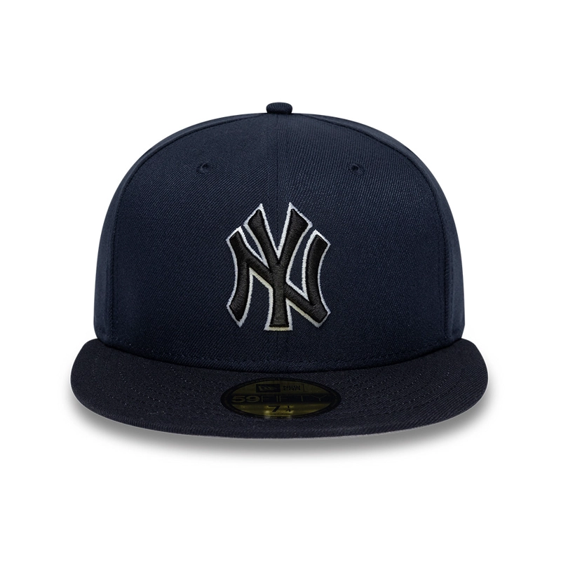 GORRA 59FIFTY MLB NEW YORK YANKEES GLOW IN THE DARK AZUL - 3