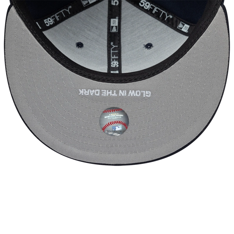 GORRA 59FIFTY MLB NEW YORK YANKEES GLOW IN THE DARK AZUL - 7