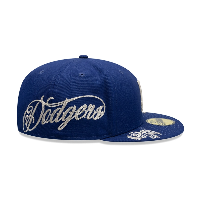 GORRA 59FIFTY MLB LOS ANGELES DODGERS WORDMARK AZUL MA. - 5