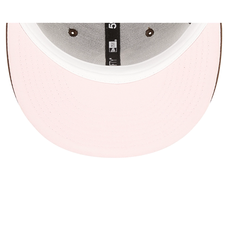 GORRA 59FIFTY MLB CHICAGO WHITE SOX WALNUT PINK MARRON - 7