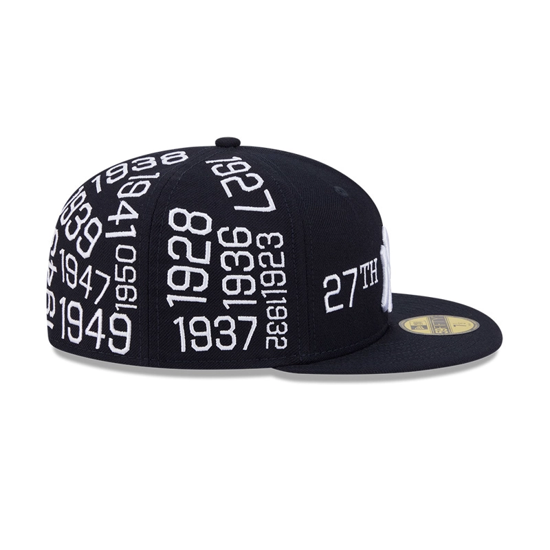 GORRA 59FIFTY 09 MLB NEW YORK YANKEES SPIKE LEE ANIVERSARY AZUL - 5