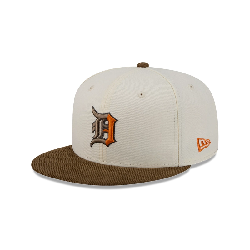 GORRA 59FIFTY MLB DETROIT TIGERS CORDUROY BLANCO - 1