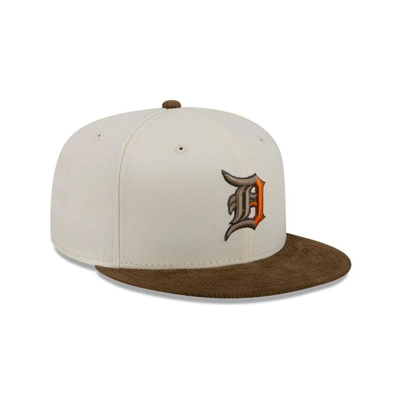 GORRA 59FIFTY MLB DETROIT TIGERS CORDUROY BLANCO - 2