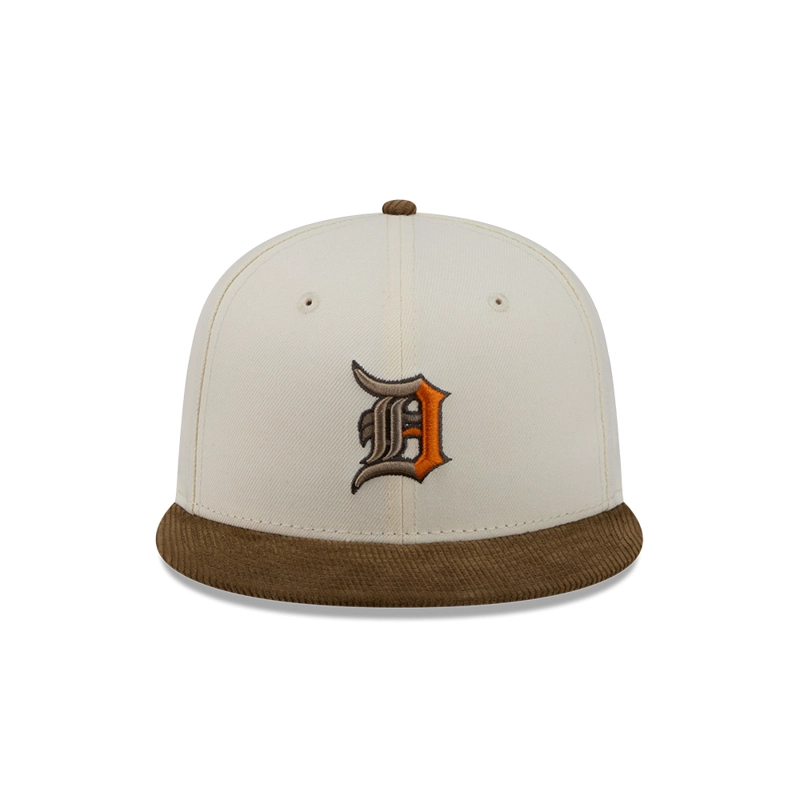 GORRA 59FIFTY MLB DETROIT TIGERS CORDUROY BLANCO - 3