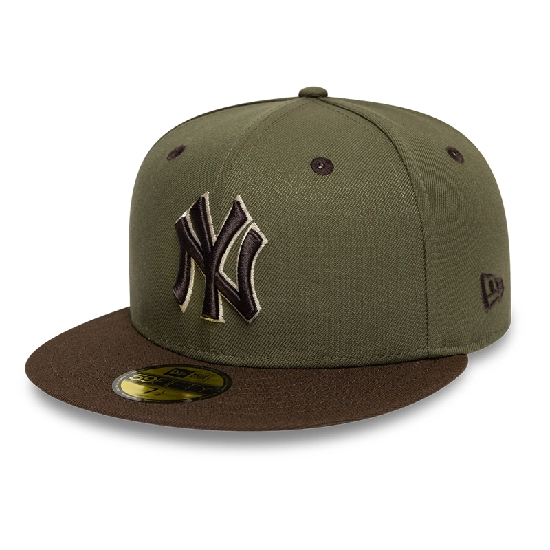 GORRA 59FIFTY MLB NEW YORK YANKEES CAMOUFLAGE COLOR VERDE - 1