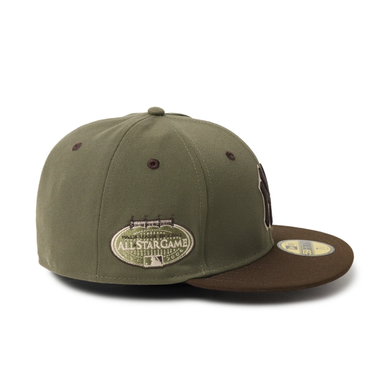 GORRA 59FIFTY MLB NEW YORK YANKEES CAMOUFLAGE COLOR VERDE - 5