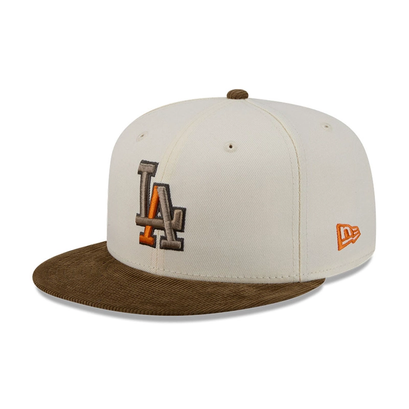 GORRA 59FIFTY MLB LOS ANGELES DODGERS CORDUROY BLANCO - 1